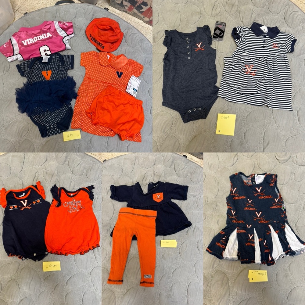 13 pieces of UVA Cavalier outfits